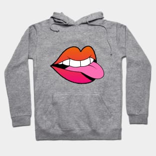 Sunset Ombre Mouth Hoodie